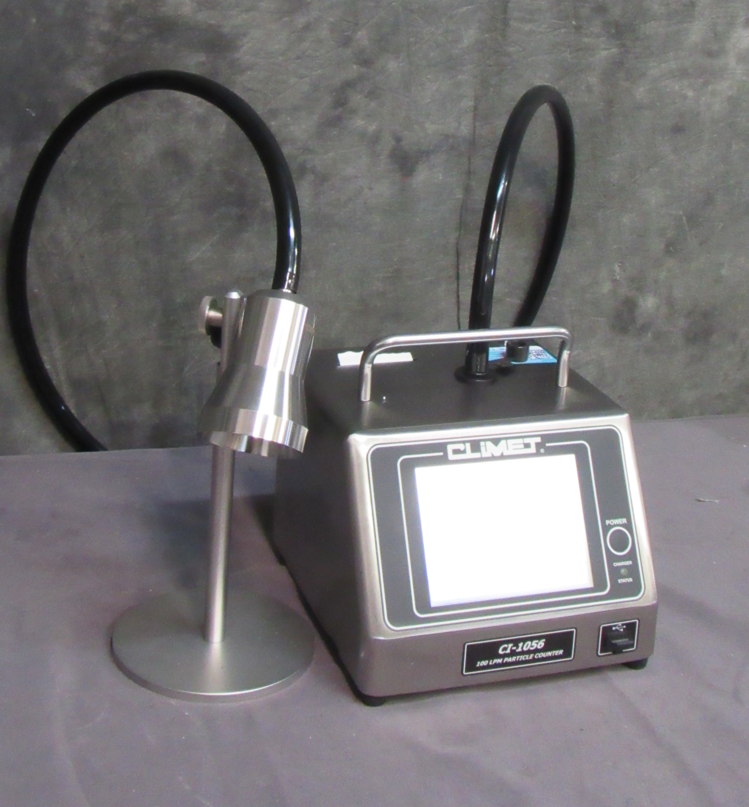 CLIMET Instruments Model CI-1056 100-LPM Particle Analyzer W/ Probe #41769